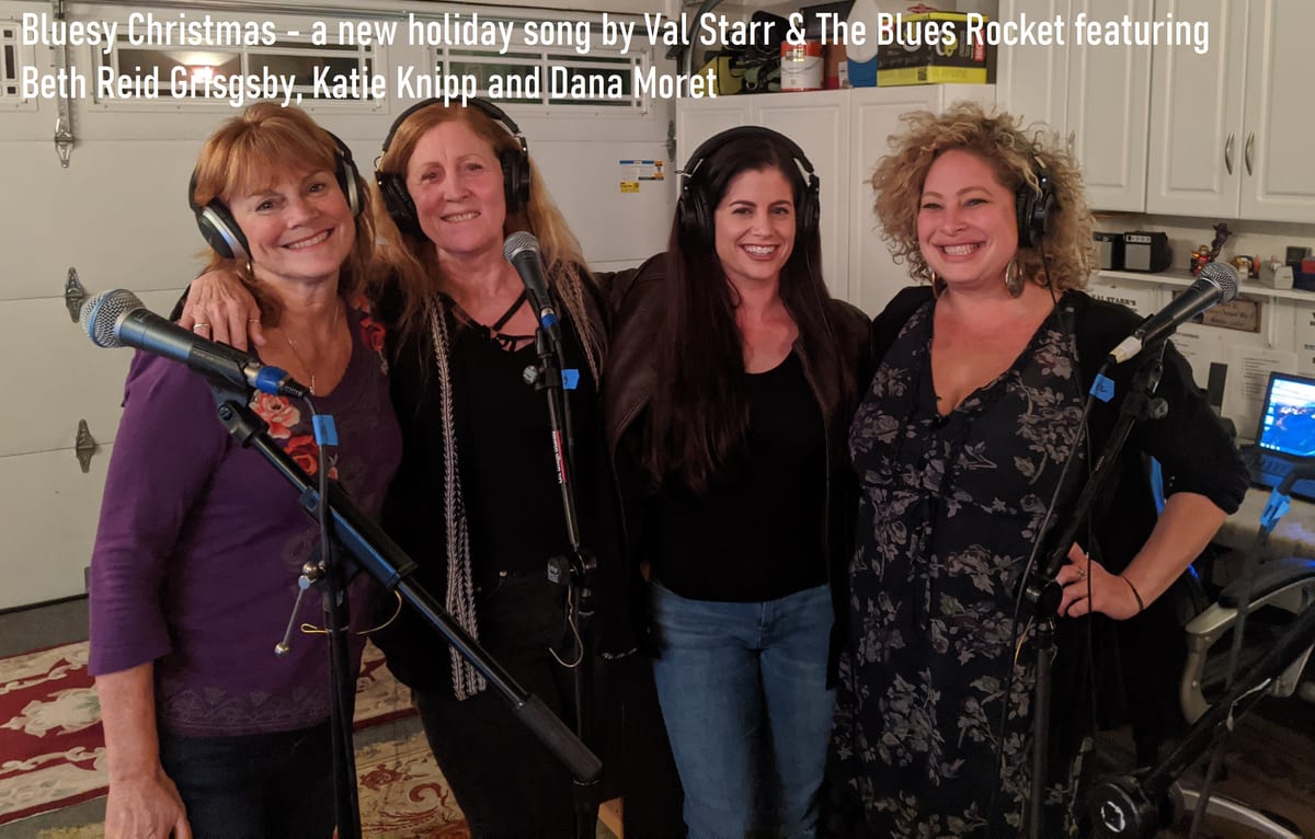 Bluesy Christmas Gals cover art